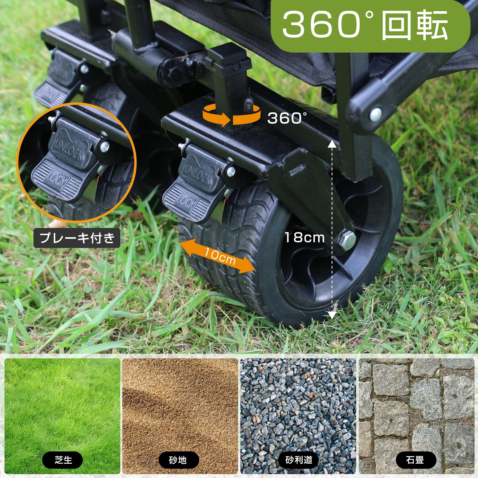 Amazon.co.jp: Imspace キャリーカート【耐荷重200㎏・大容量